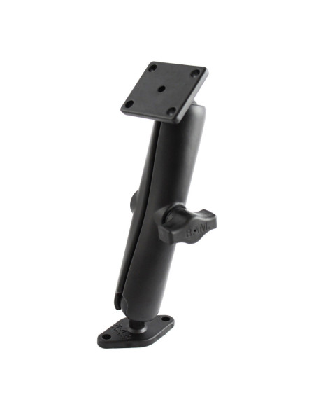 RAM® Double Ball Mount with 2-Hole & 4-Hole AMPS Plates - Long