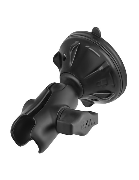 RAM® Twist-LockT Small Suction Cup Base with Double Socket Arm RAM® Twist-LockT Small Suction Cup Base with Double Socket Arm