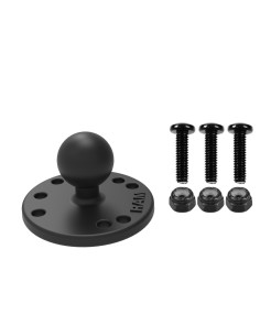RAM® Round Plate with Ball & Mounting Hardware for Garmin Striker + More