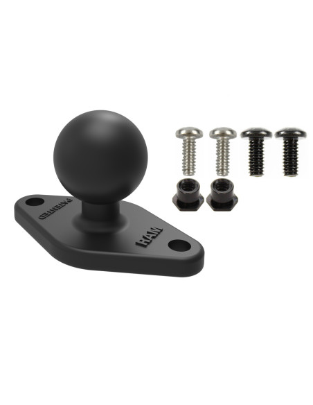 RAM® Diamond Ball Adapter with Hardware for Delphi & Sirius Radios