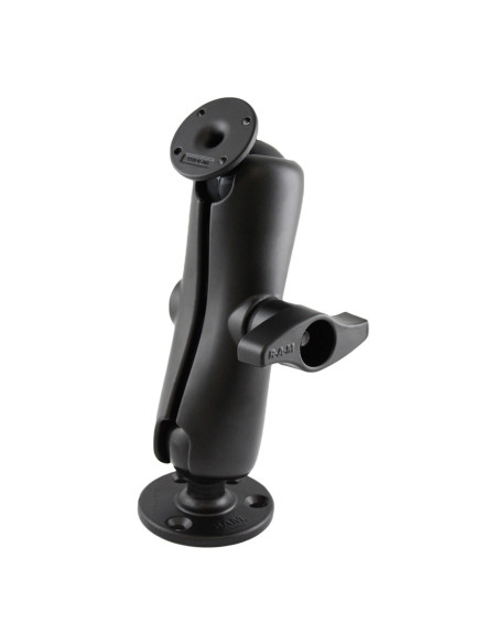 RAM® Ball Mount with Round AMPS Plate and Large Round Plate - Medium