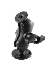 RAM® Ball Mount with Round AMPS Plate and Large Round Plate - Short
