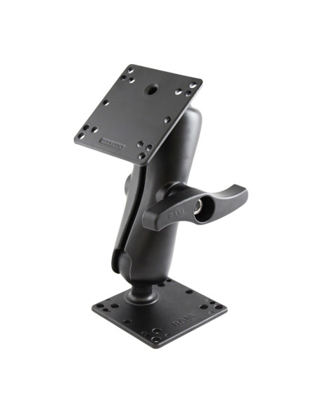 RAM® Double Ball Mount with Two 100x100mm VESA Plates and Large Knob