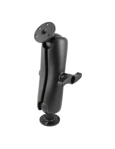 RAM® Double Ball Mount with Two Large Round Plates - E Size Medium