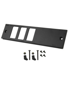 RAM® Tough-BoxT 2" Faceplate with Three Switch Ports