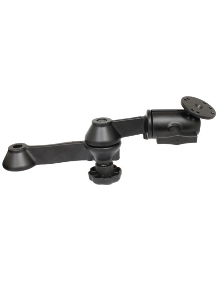 RAM® 12" Double Swing Arm with Round Plate - C Size RAM® 12" Double Swing Arm with Round Plate - C Size