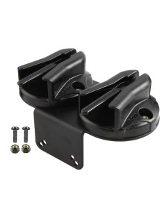RAM® Double Microphone Clip with 90-Degree Bracket for RAM® Tough-BoxT
