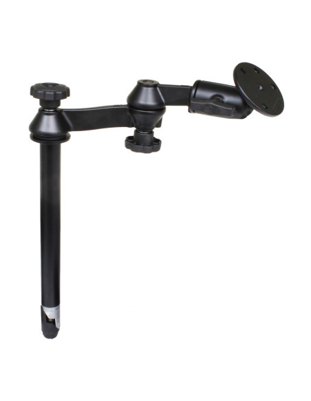 RAM® 12" Upper Pole with Double Swing Arms & Large Round Plate RAM® 12" Upper Pole with Double Swing Arms & Large Round Plate