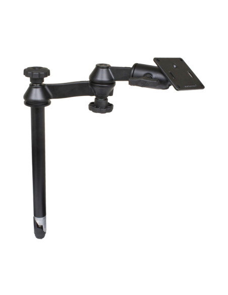 RAM® 12" Upper Pole with Double Swing Arms & 75x75mm VESA Plate RAM® 12" Upper Pole with Double Swing Arms & 75x75mm VESA Plate
