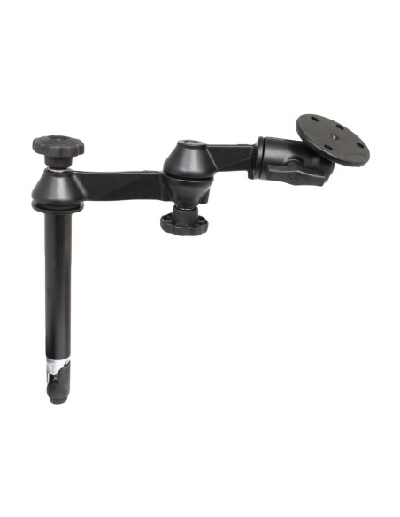 RAM® 8" Upper Pole with Double Swing Arms & Large Round Plate RAM® 8" Upper Pole with Double Swing Arms & Large Round Plate