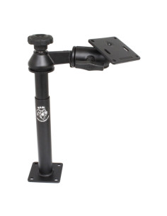 RAM® Tele-PoleT with 8" & 9" Poles, Swing Arm & 75x75mm VESA Plate