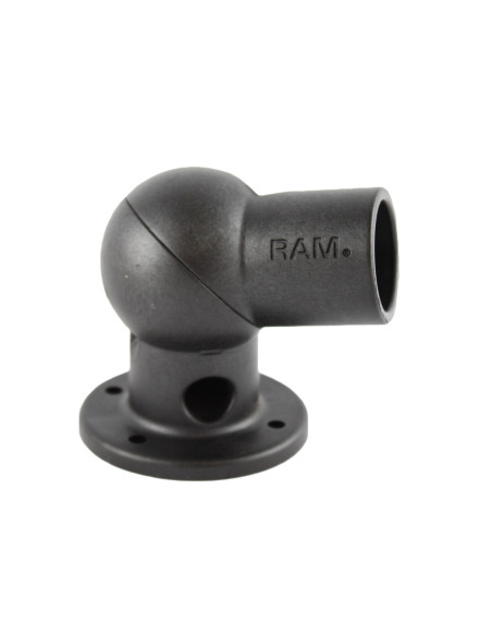RAM® Adjustable Angle Base with Round Plate and PVC Pipe Socket