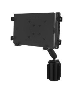 RAM® Tough-TrayT II Tablet Holder with RAM-A-CANT II Cup Holder Mount