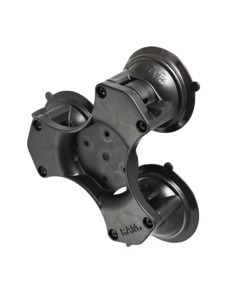 RAM® Twist-LockT Triple Suction Cup Base with AMPS Hole Pattern