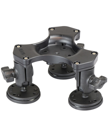 RAM® Triple Ball and Socket Magnetic Base with AMPS Hole Pattern RAM® Triple Ball and Socket Magnetic Base with AMPS Hole Pattern
