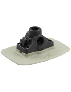 RAM® Bond-A-BaseT Gray Adhesive Base with RAM ROD® Post/Spline Receiver