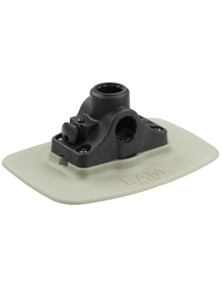 RAM® Bond-A-BaseT Gray Adhesive Base with RAM ROD® Post/Spline Receiver RAM® Bond-A-BaseT Gray Adhesive Base with RAM ROD® Post/Spline Receiver