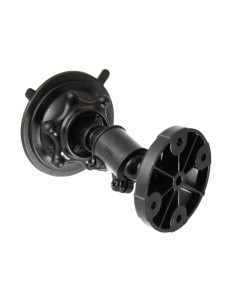 RAM® Snap-LinkT Short Double Socket Suction Cup Mount with Round Plate