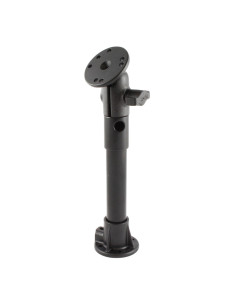 RAM® PVC Pipe Mount with Single Ball & Socket and Round Plate
