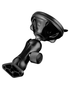 RAM® Twist-LockT Low-Profile Suction Cup Double Ball Mount