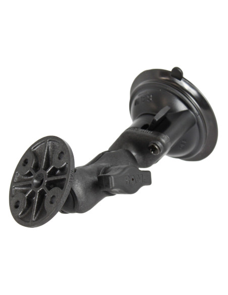 RAM® Twist-LockT Composite Suction Mount with Round Plate - Short