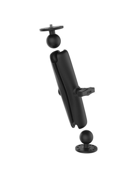 RAM® Double Ball Mount with 1/4"-20 Male Thread - C Size Long