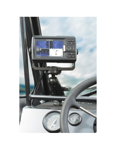 RAM® Double Ball Mount with Garmin Fishfinder n8-32 Hardware