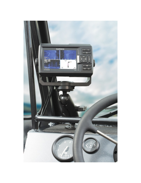 RAM® Double Ball Mount with Garmin Fishfinder n8-32 Hardware