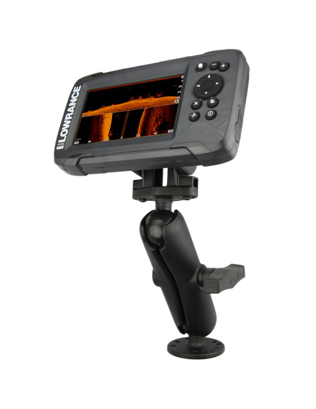RAM® Double Ball Mount for Lowrance Eagle 4 & 5, Hook² & Reveal 5