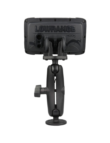 RAM® Double Ball Mount for Lowrance Eagle 4 & 5, Hook² & Reveal 5
