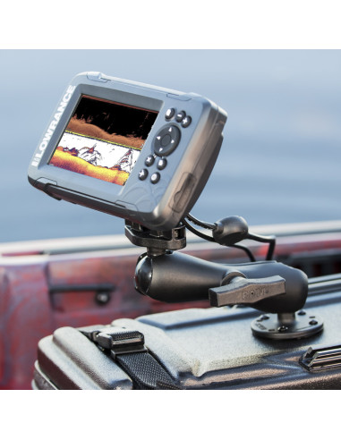 RAM® Double Ball Mount for Lowrance Eagle 4 & 5, Hook² & Reveal 5