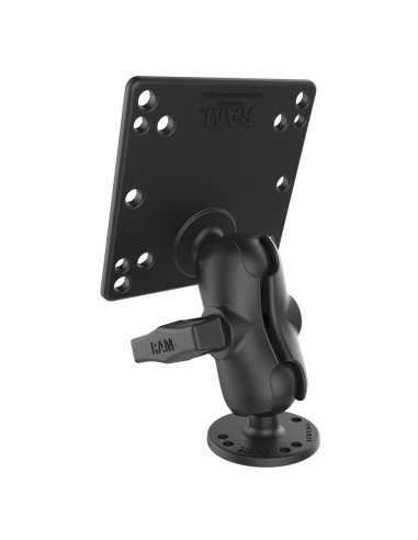 RAM® Double Ball Mount with 100x100mm VESA Plate - C Size Short