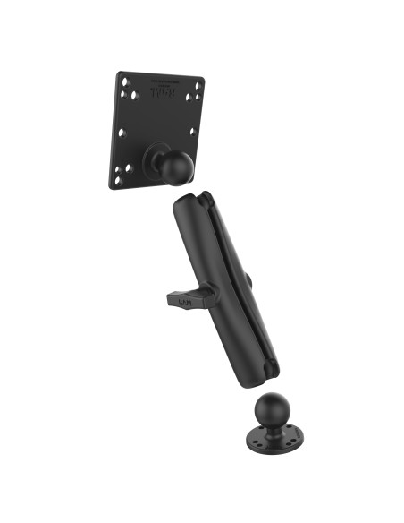 RAM® Double Ball Mount with 100x100mm VESA Plate - C Size Long