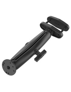 RAM® 3" Square Post Clamp Mount with Round AMPS Plate - Long Arm 2