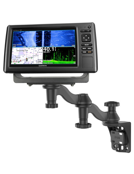RAM® Vertical 12" Swing Arm Mount for Fishfinders & Plotters
