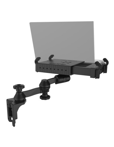 RAM® Tough-TrayT Laptop Holder with Vertical Swing Arm Mount