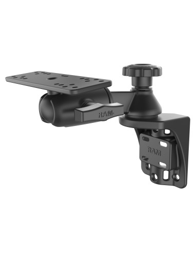 RAM® Vertical 6" Swing Arm Mount with Round Ball Adapter