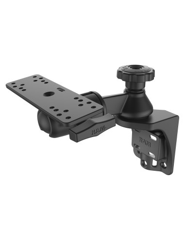 RAM® Vertical 6" Swing Arm Mount with Round Ball Adapter