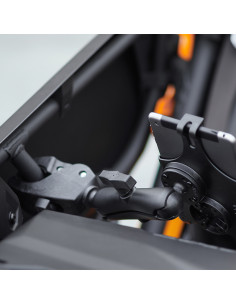 RAM® Tough-ClawT Small Clamp Mount with Round Plate Adapter - Medium 2