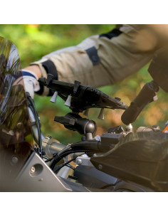 RAM® Handlebar U-Bolt Base for Rails 0.5" to 1.25" in Diameter - C Size 2