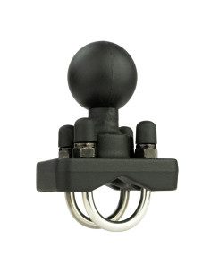 RAM® Double U-Bolt Ball Base for .75" - 1" Rails 2