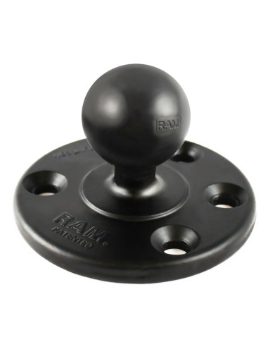 RAM® Large Round Plate with Ball and Steel Reinforced Bolt
