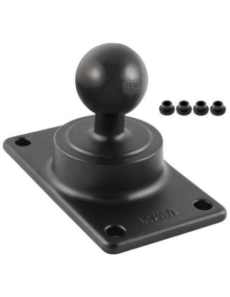 RAM® 50x100mm Half VESA Plate with Ball - C Size