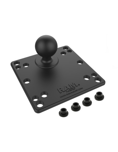 RAM® 100x100mm VESA Plate with Ball - C Size
