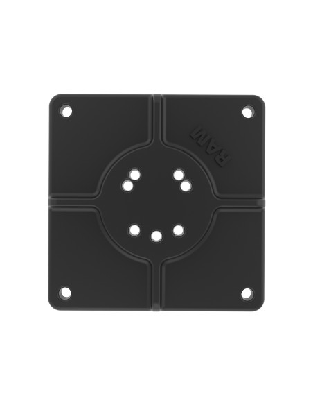 RAM® 6" x 6" Flat Base with AMPS Hole Pattern