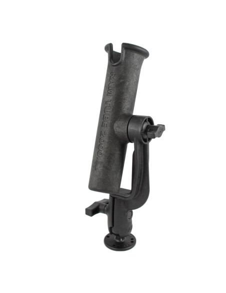 RAM® TubeT Fishing Rod Holder with Revolution Ratchet and Base