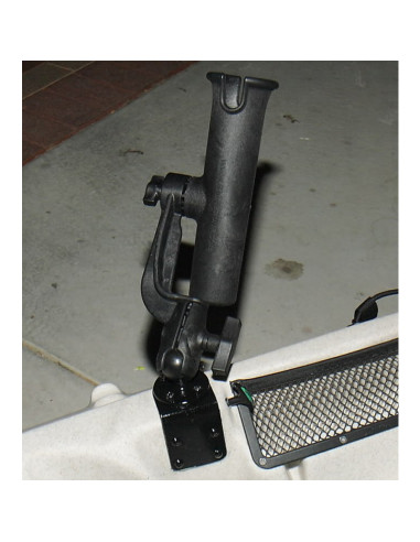 RAM® TubeT Fishing Rod Holder with Revolution Ratchet and Base