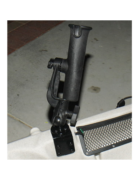 RAM® TubeT Fishing Rod Holder with Revolution Ratchet and Base