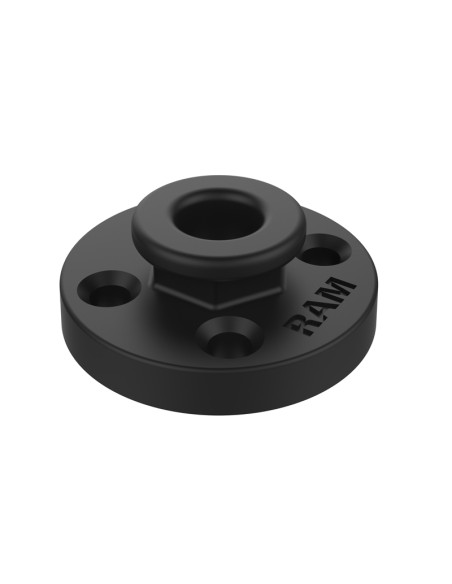 RAM® Round Base Adapter with Aluminum Octagon Button