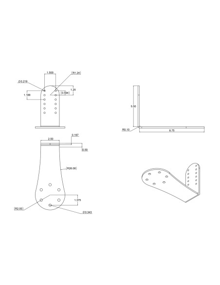 RAM® Keyboard Adapter Plate for Symbol 5090